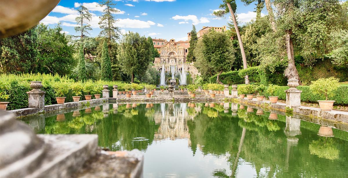 Villa d'Este Tivoli - Foto di marcorubino da Adobe Stock