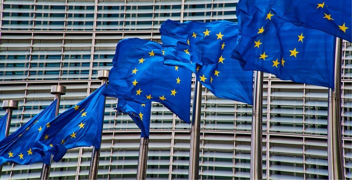 Bandiera UE Bruxelles