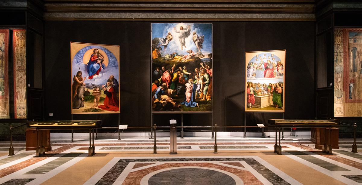 Trasfigurazione di Raffaello esposta nella pinacoteca dei musei vaticani - Foto di Marko Rupena da Adobe Stock
