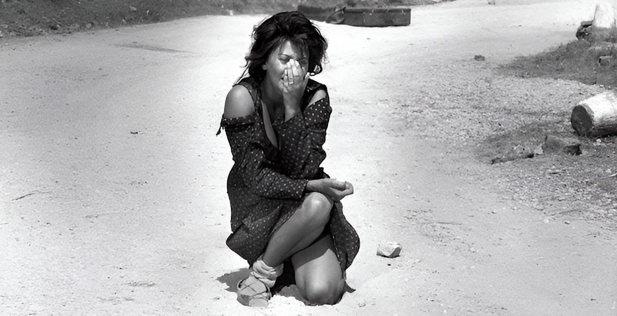 Sofia Loren in una scena de "La Ciociara"