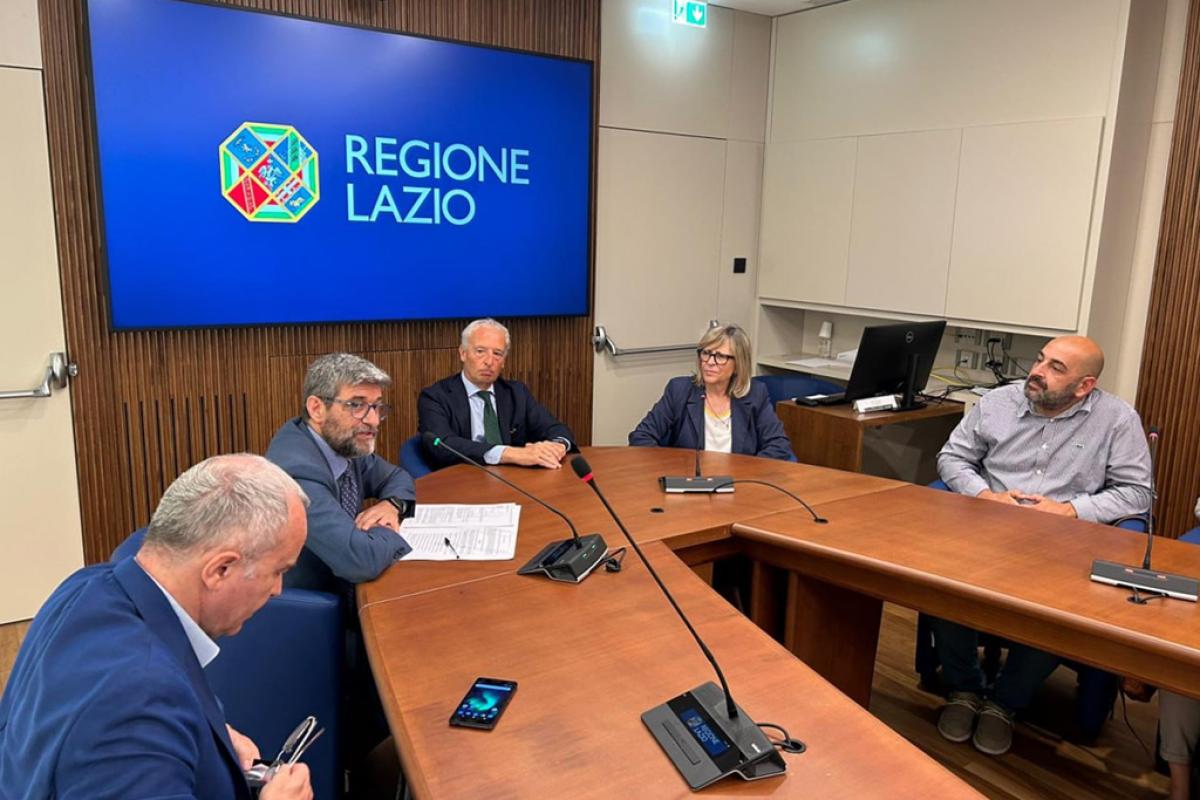Prima riunione per il Comitato regionale del Lazio per i lavori pubblici