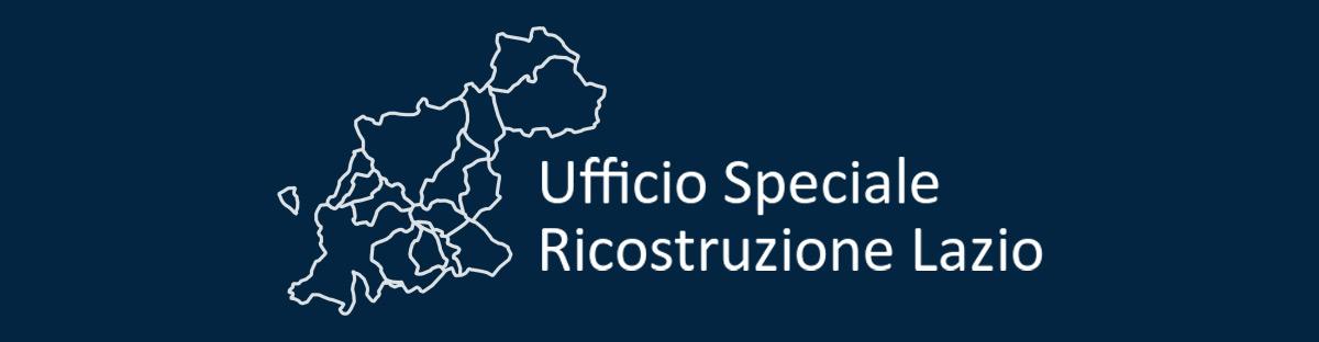 Banner Ufficio Speciale Ricostruzione Lazio